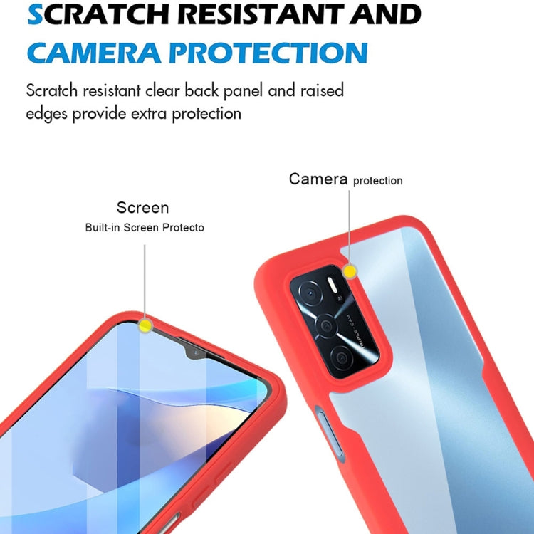 For OPPO A16 / A55 5G Acrylic + TPU 360 Degrees Full Coverage Shockproof Phone Case
