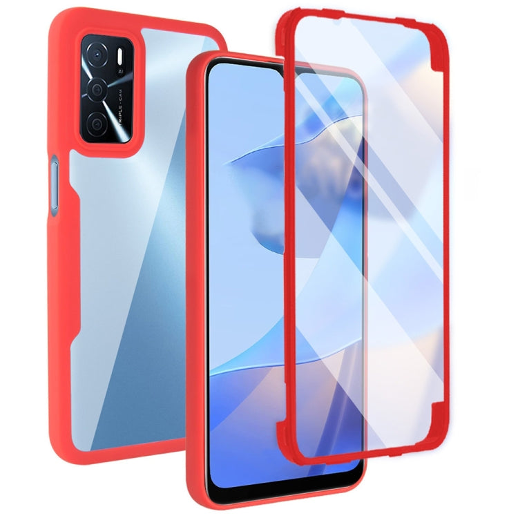 For OPPO A16 / A55 5G Acrylic + TPU 360 Degrees Full Coverage Shockproof Phone Case
