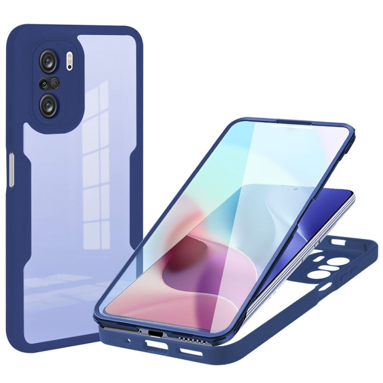 For Xiaomi Redmi K40 Acrylic + TPU 360 Degrees Full Coverage Shockproof Phone Case