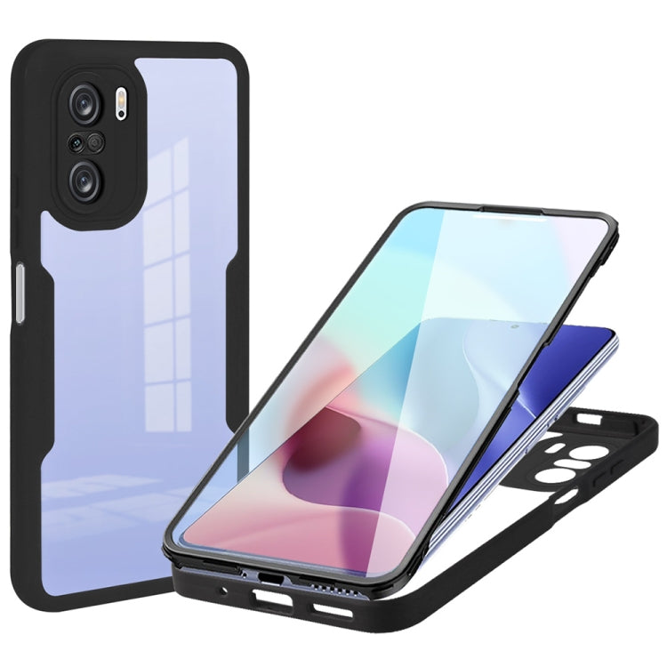For Xiaomi Redmi K40 Acrylic + TPU 360 Degrees Full Coverage Shockproof Phone Case