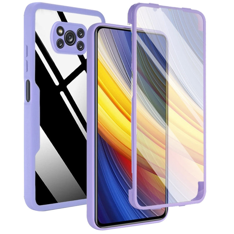 For Xiaomi Poco X3 NFC / X3 Acrylic + TPU 360 Degrees Full Coverage Shockproof Phone Case