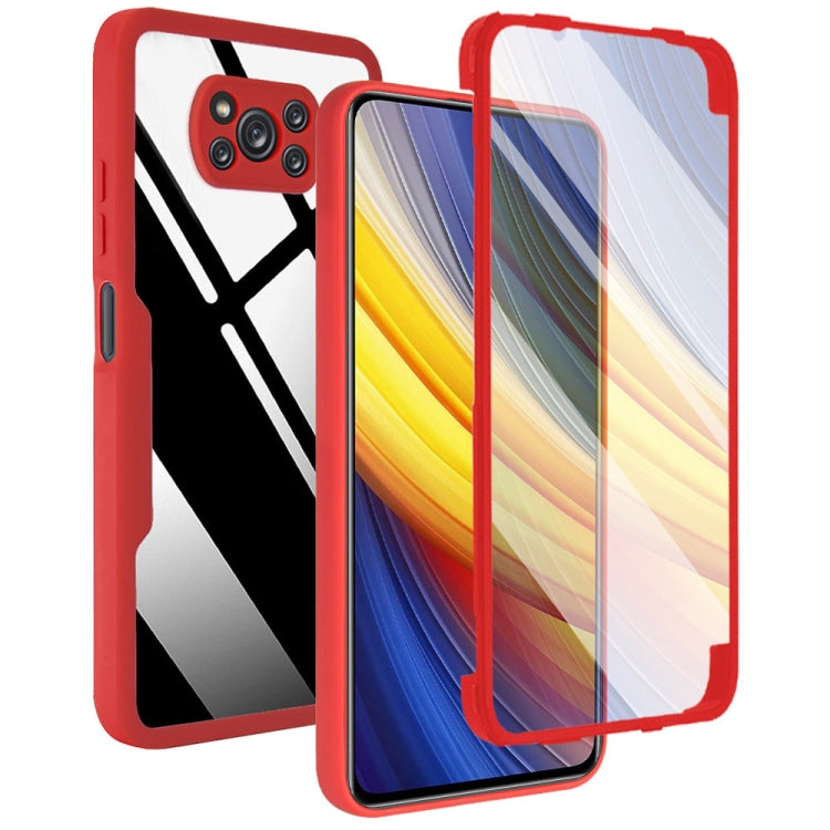 For Xiaomi Poco X3 NFC / X3 Acrylic + TPU 360 Degrees Full Coverage Shockproof Phone Case