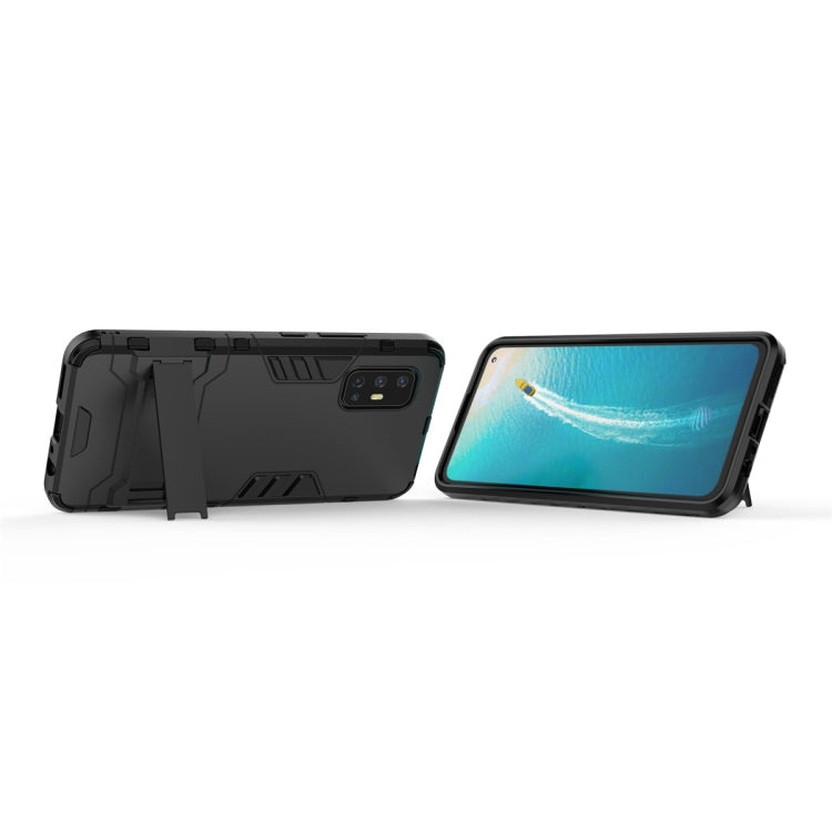 For Vivo V17 (India) Shockproof PC + TPU Protective Case with Invisible Holder