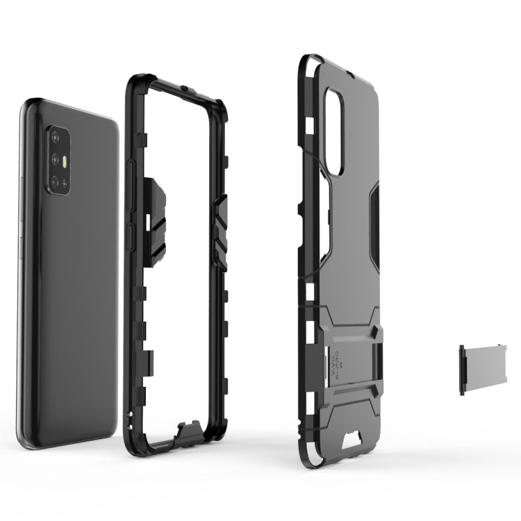 For Vivo V17 (India) Shockproof PC + TPU Protective Case with Invisible Holder