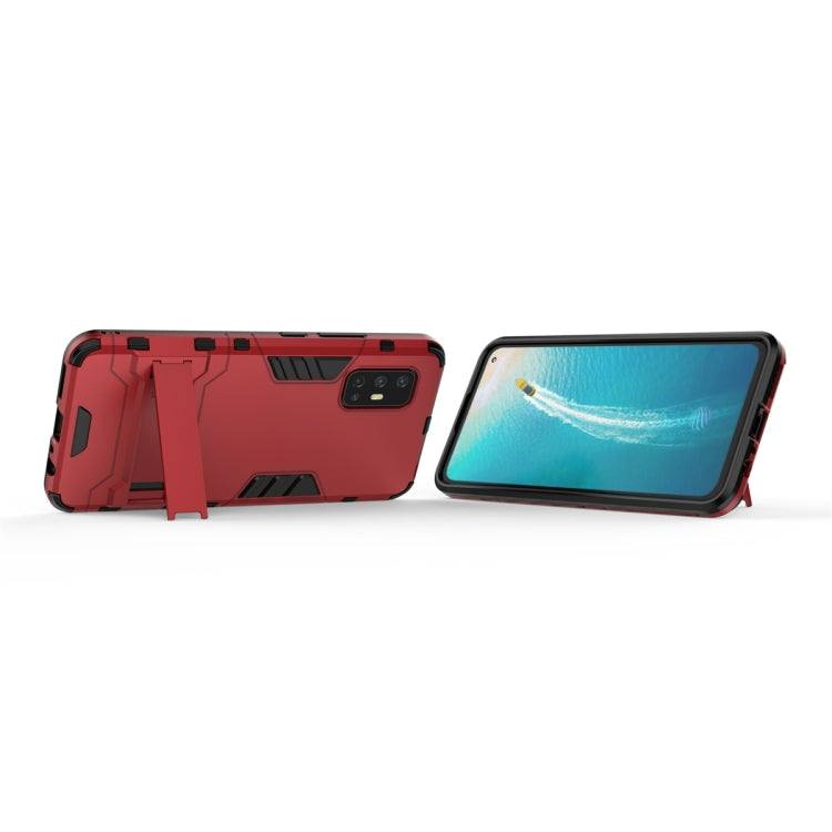 For Vivo V17 (India) Shockproof PC + TPU Protective Case with Invisible Holder