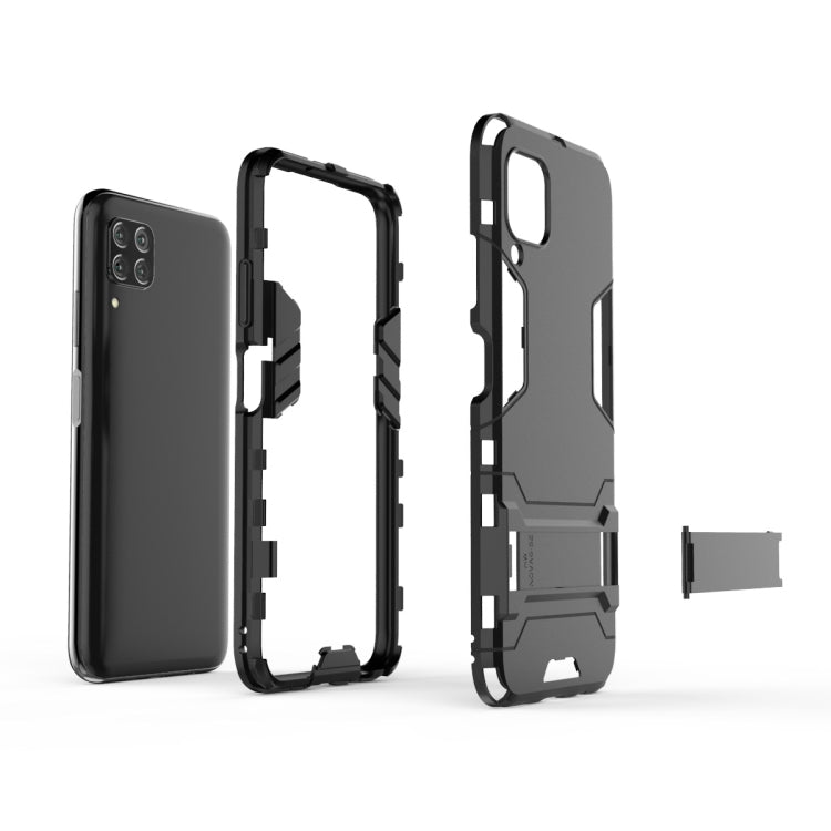 For Huawei Nova 6 SE Shockproof PC + TPU Protective Case with Invisible Holder