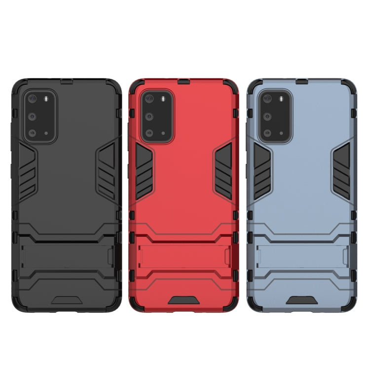 For Galaxy S20 Shockproof PC + TPU Protective Case with Invisible Holder