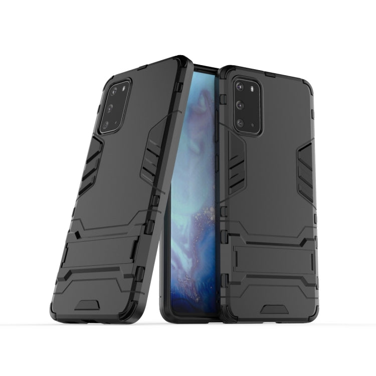 For Galaxy S20 Shockproof PC + TPU Protective Case with Invisible Holder