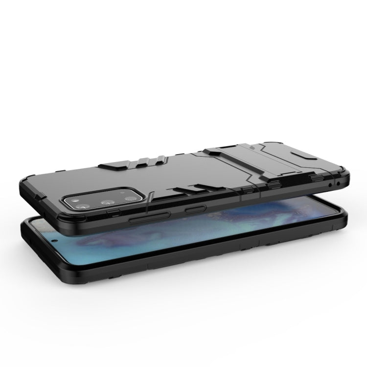 For Galaxy S20 Shockproof PC + TPU Protective Case with Invisible Holder