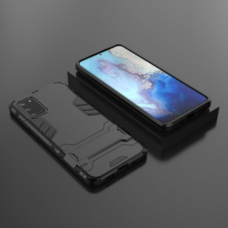 For Galaxy S20 Shockproof PC + TPU Protective Case with Invisible Holder