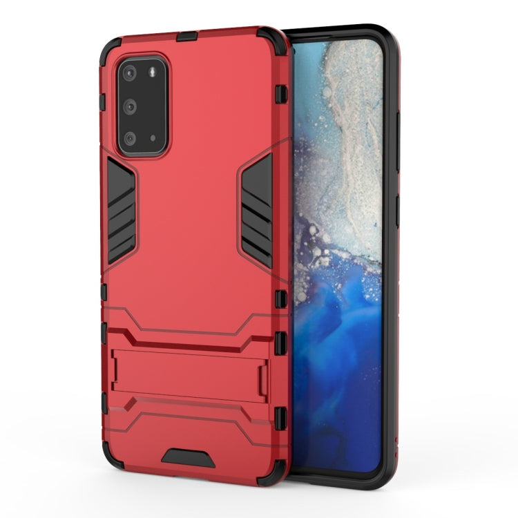 For Galaxy S20 Shockproof PC + TPU Protective Case with Invisible Holder