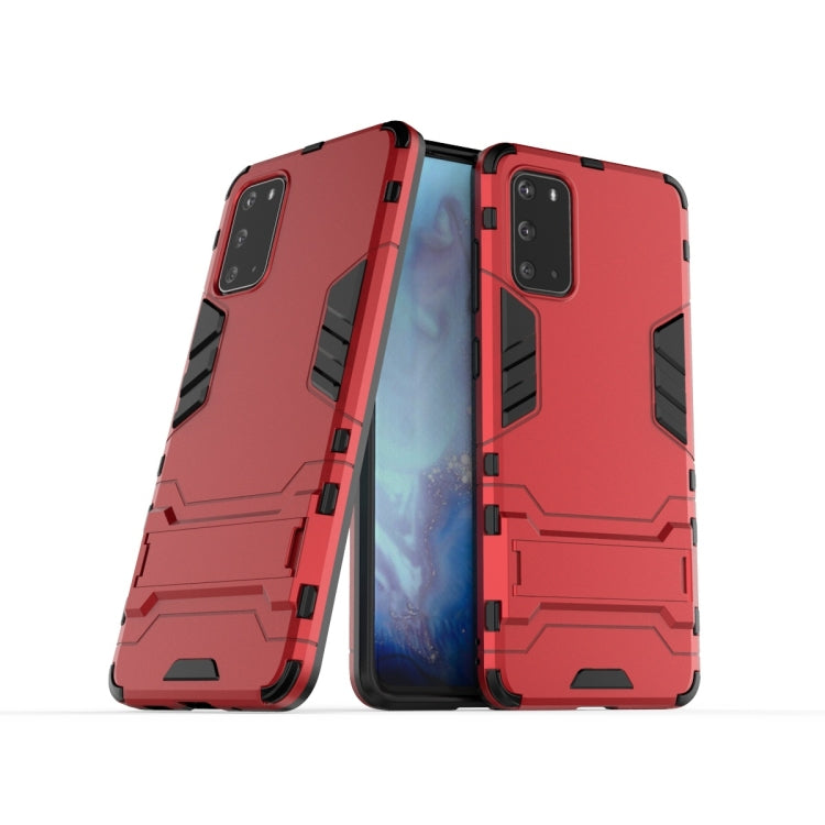 For Galaxy S20 Shockproof PC + TPU Protective Case with Invisible Holder