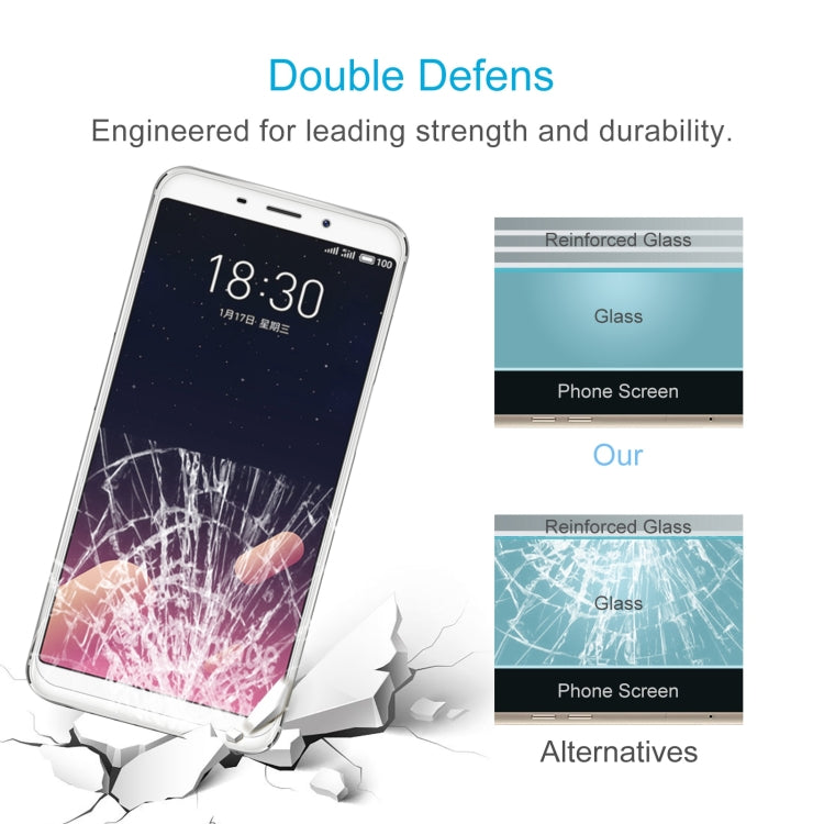 10 PCS 0.26mm 9H 2.5D Tempered Glass Film For Meizu Meilan S6