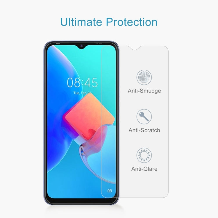 10 PCS 0.26mm 9H 2.5D Tempered Glass Film For Tecno Spark 8C
