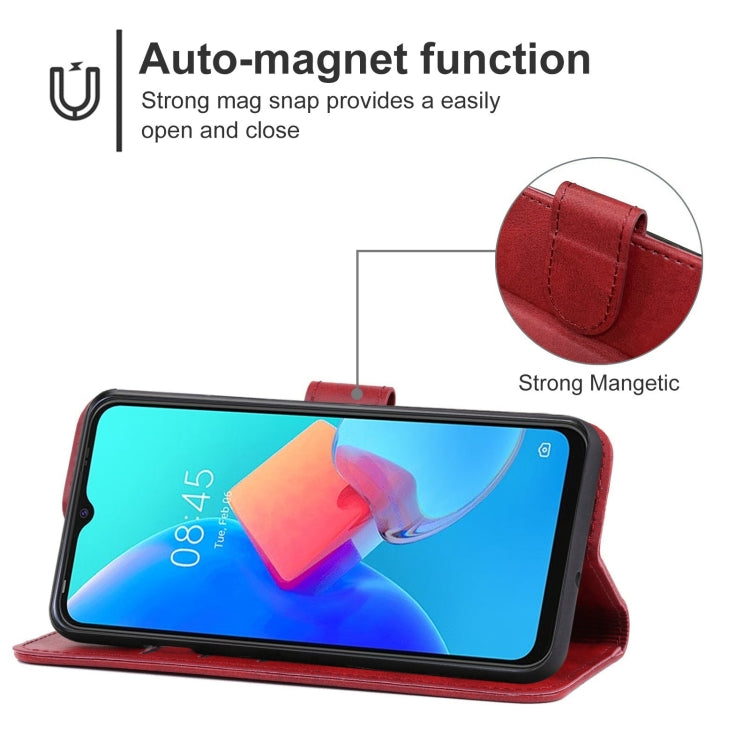 Leather Phone Case For Tecno Spark 8C