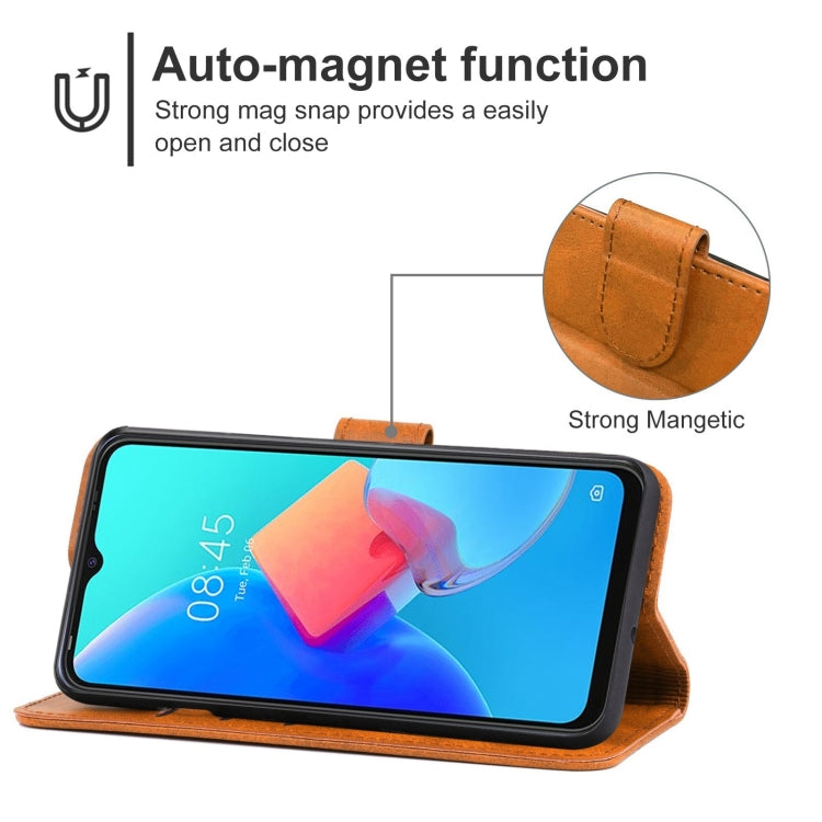 Leather Phone Case For Tecno Spark 8C