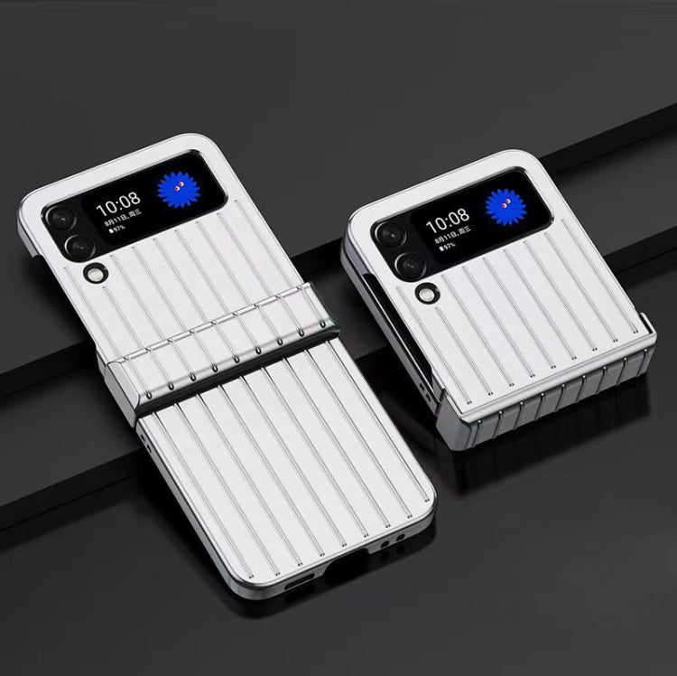 For Samsung Galaxy Z Flip3 5G Ultra-thin Striped PC Phone Case