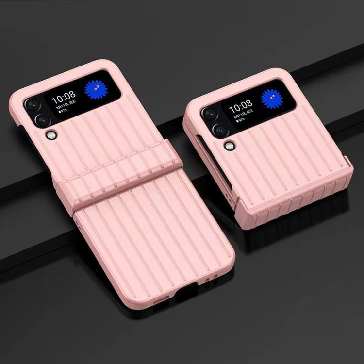 For Samsung Galaxy Z Flip3 5G Ultra-thin Striped PC Phone Case
