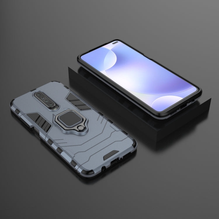For Xiaomi Redmi K30 Shockproof PC + TPU Protective Case with Magnetic Ring Holder