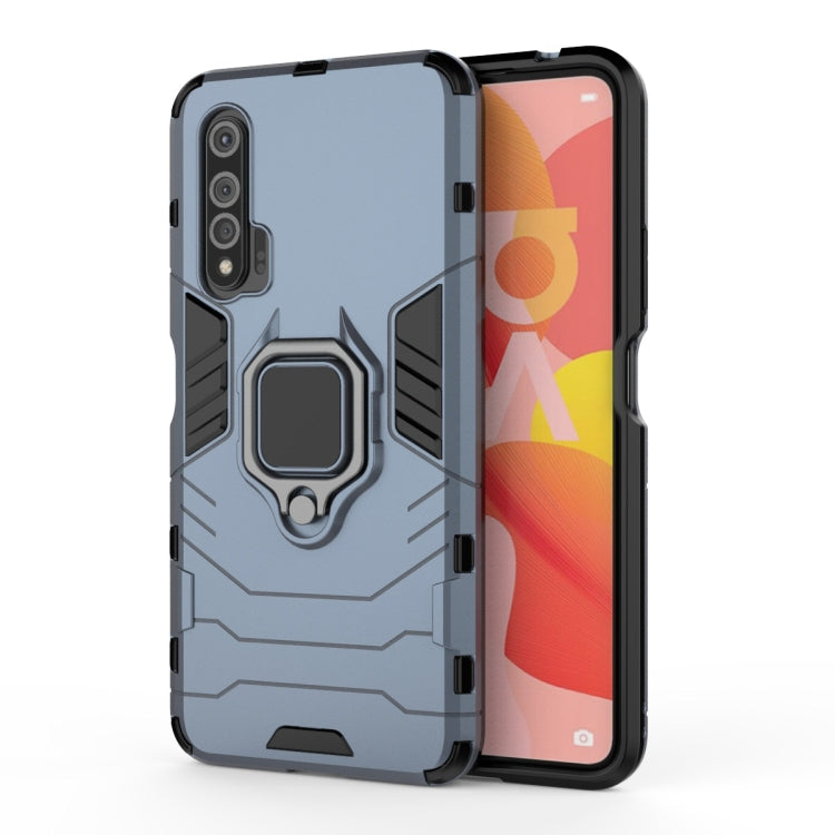 For Huawei Nova 6 Shockproof PC + TPU Protective Case with Magnetic Ring Holder