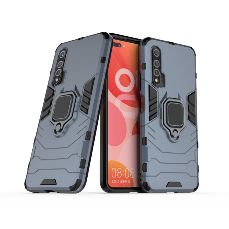 For Huawei Nova 6 Shockproof PC + TPU Protective Case with Magnetic Ring Holder