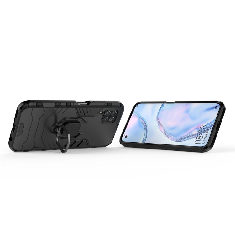 For Huawei Nova 6 SE Shockproof PC + TPU Protective Case with Magnetic Ring Holder
