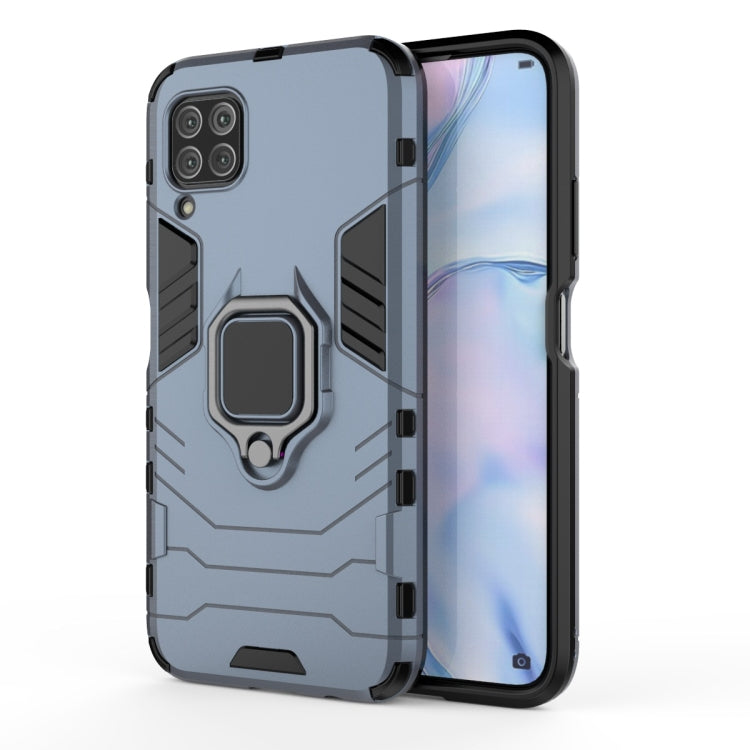 For Huawei Nova 6 SE Shockproof PC + TPU Protective Case with Magnetic Ring Holder