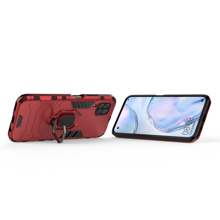 For Huawei Nova 6 SE Shockproof PC + TPU Protective Case with Magnetic Ring Holder