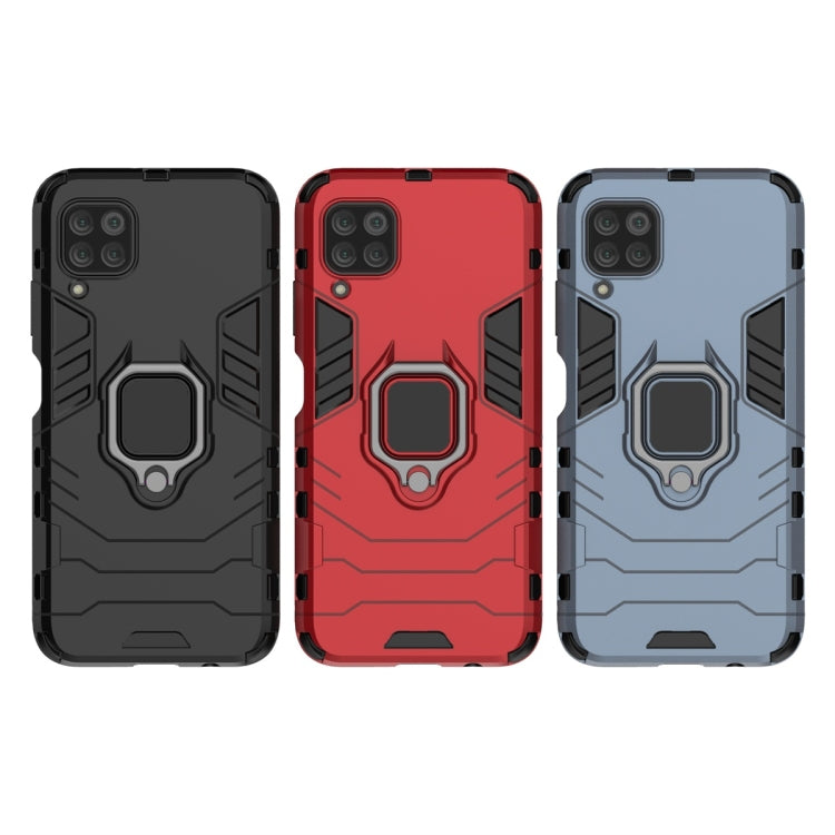 For Huawei Nova 6 SE Shockproof PC + TPU Protective Case with Magnetic Ring Holder