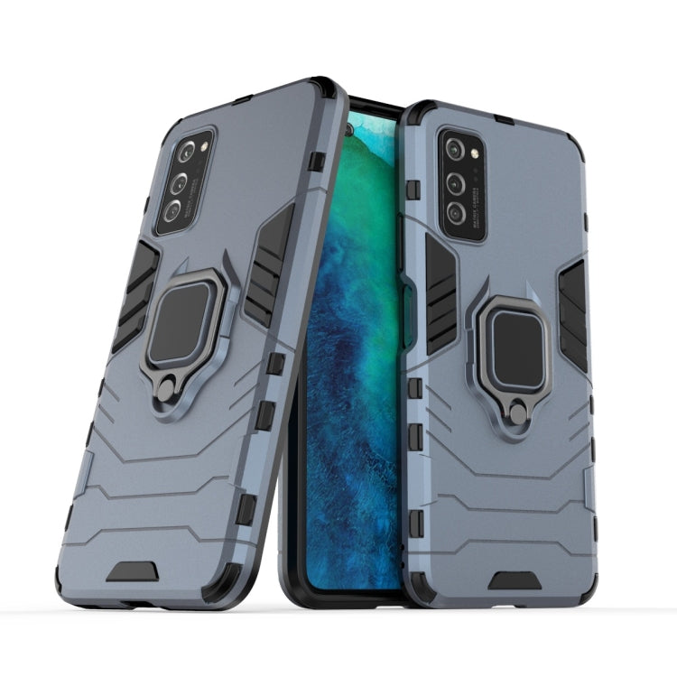 For Huawei Honor V30 Pro Shockproof PC + TPU Protective Case with Magnetic Ring Holder
