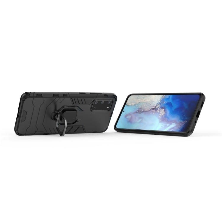 For Galaxy S20 Shockproof PC + TPU Protective Case with Magnetic Ring Holder