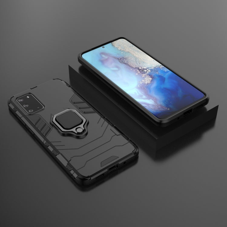 For Galaxy S20 Shockproof PC + TPU Protective Case with Magnetic Ring Holder