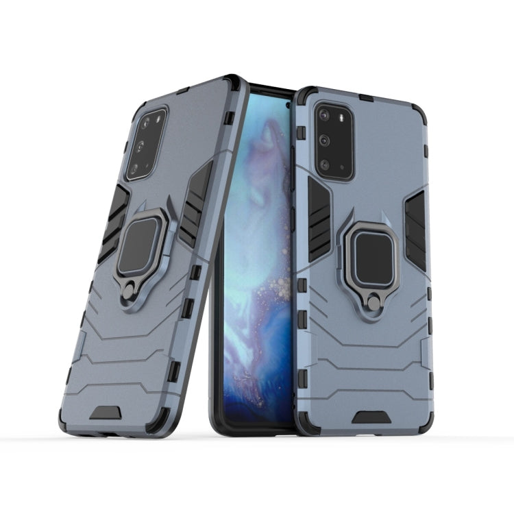 For Galaxy S20 Shockproof PC + TPU Protective Case with Magnetic Ring Holder
