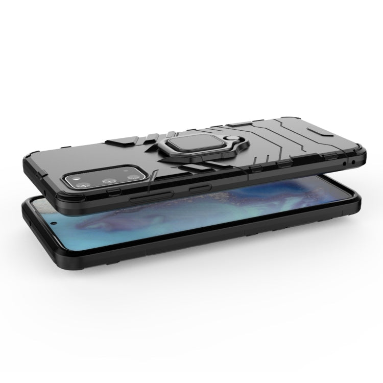 For Galaxy S20 Shockproof PC + TPU Protective Case with Magnetic Ring Holder
