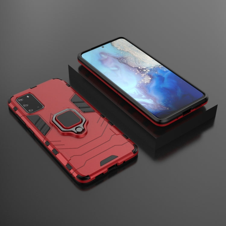 For Galaxy S20 Shockproof PC + TPU Protective Case with Magnetic Ring Holder