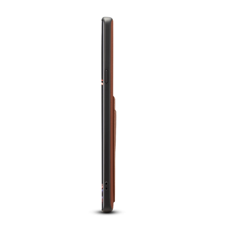 For Galaxy Note9 Denior V3 Luxury Car Cowhide Leather Protective Case with Holder & Card Slot