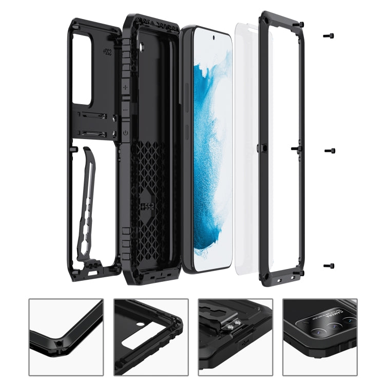 For Samsung Galaxy S22+ 5G Triple-proof Armor