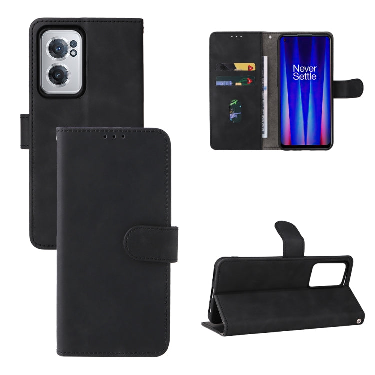 For OnePlus Nord CE 2 5G Skin Feel Magnetic Flip Leather Phone Case