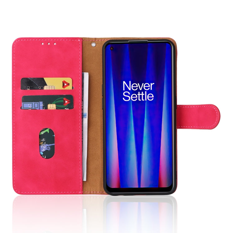 For OnePlus Nord CE 2 5G Skin Feel Magnetic Flip Leather Phone Case