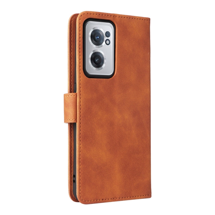 For OnePlus Nord CE 2 5G Skin Feel Magnetic Flip Leather Phone Case