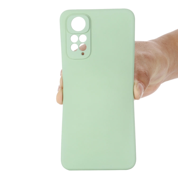 For Xiaomi Redmi Note 11S / Note 11 4G Pure Color Liquid Silicone Shockproof Full Coverage Phone Case
