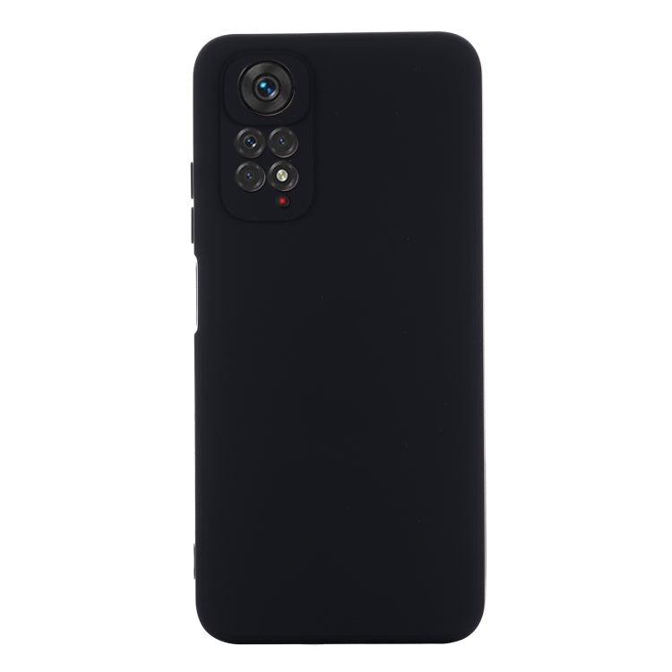 For Xiaomi Redmi Note 11S / Note 11 4G Pure Color Liquid Silicone Shockproof Full Coverage Phone Case