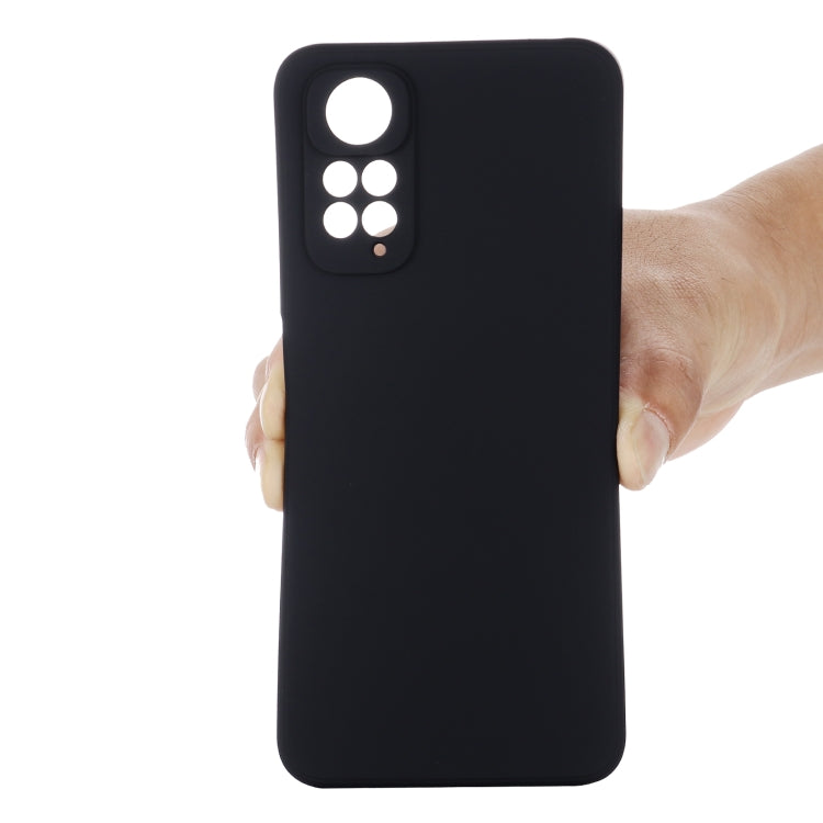 For Xiaomi Redmi Note 11S / Note 11 4G Pure Color Liquid Silicone Shockproof Full Coverage Phone Case