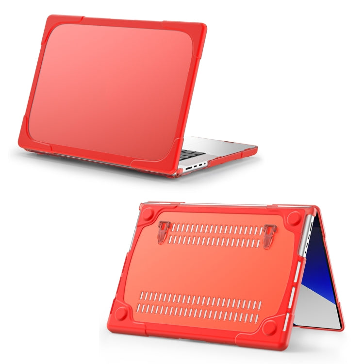 TPU + PC Two-color Anti-fall Laptop Protective Case For MacBook Pro 16.2 inch A2485 2021
