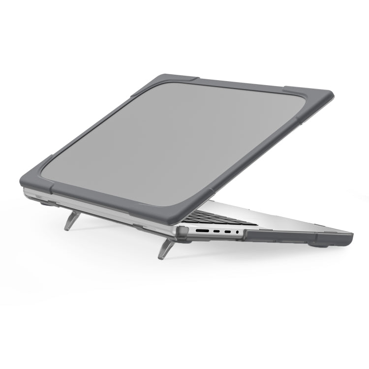 TPU + PC Two-color Anti-fall Laptop Protective Case For MacBook Pro 16.2 inch A2485 2021