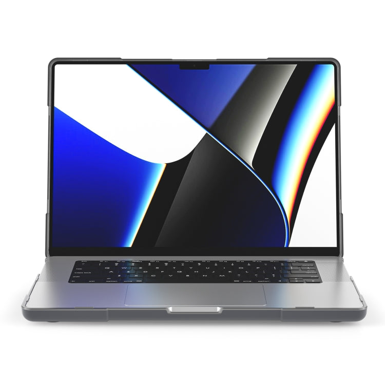 TPU + PC Two-color Anti-fall Laptop Protective Case For MacBook Pro 16.2 inch A2485 2021