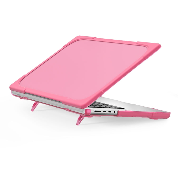 TPU + PC Two-color Anti-fall Laptop Protective Case For MacBook Pro 16.2 inch A2485 2021