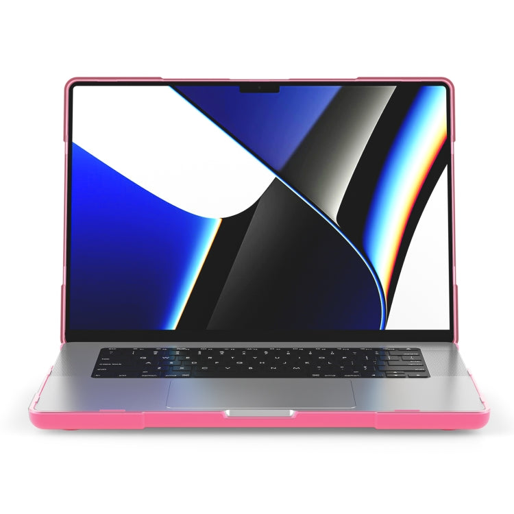 TPU + PC Two-color Anti-fall Laptop Protective Case For MacBook Pro 16.2 inch A2485 2021