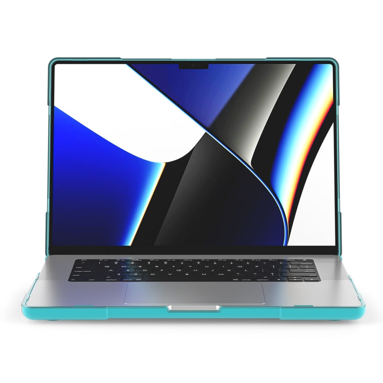 TPU + PC Two-color Anti-fall Laptop Protective Case For MacBook Pro 16.2 inch A2485 2021