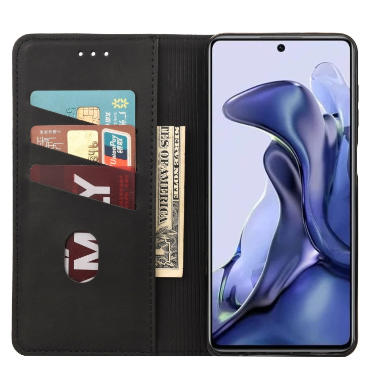 For Xiaomi Poco X4 Pro 5G Skin Feel Magnetic Splicing Leather Phone Case